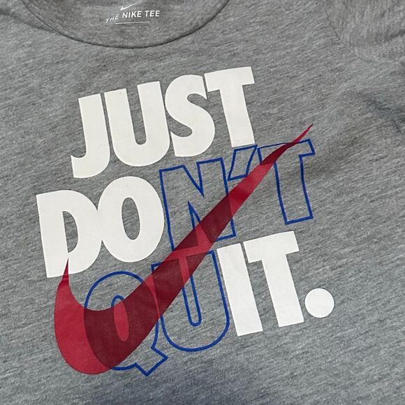 Nike Boys Short Sleeve T Shirt Bundle 4T Swoosh Logo Teal Grey Dri Fit - Picture 3 of 5